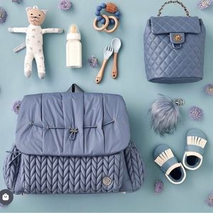 HAPP diaper bag in blue